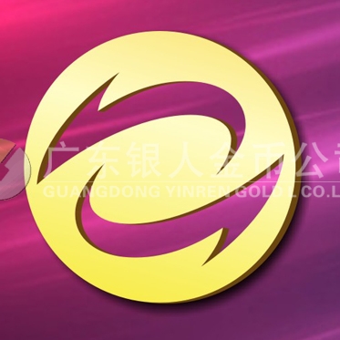 2015年3月定制　中經萬達純金徽章定制、千足金徽章定制